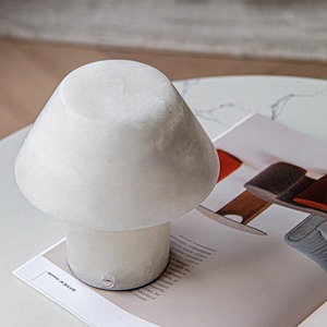 Spanish Marble Table <b>Lamp</b> Led <b>Touch</b> Control Cordless Battery Powered Ambient Lighting Designer Style Bedroom <b>Bedside</b> - Product Image 2
