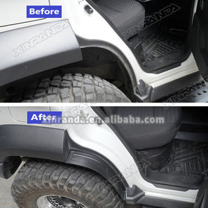 5 portes Jimny JC74 garde-boue de porte arrière revêtement de passage de roue doublure intérieure Protection anti-éclaboussures 2 pièces/ensemble pour <span class=keywords><strong>Suzuki</strong></span> XL Jimny 2023 2024 - Product Image 3