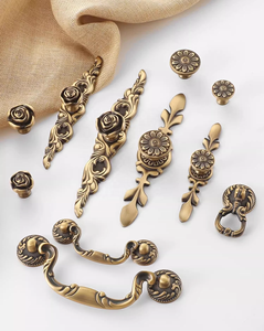 Hot Sale Solid Brass <strong>Antique</strong> Handle Kitchen Cabinet Handles <strong>Drawer</strong> <strong>Knobs</strong> - Product Image 5