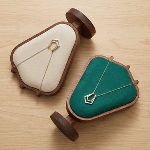 Présentoir de luxe en bois pour colliers et bijoux, support de cou portrait, modèle de présentation - Product Image 2