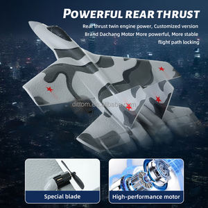 <span class=keywords><strong>เครื่องบิน</strong></span>รบแบบโฟม EPP 3CH 2.4ก. <span class=keywords><strong>SU35</strong></span> FX8820 RC GLIDER Jet Gyroscope 6แกน - Product Image 4