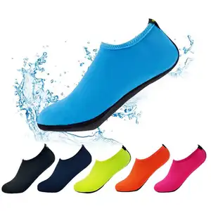 Stripes design Unisex bath shoes non-slip socks beach pool surf Yoga no absorption light water swimming accessories