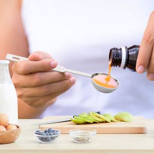 Factory Custom Stainless Steel 0.5ml 1.25ml 2.5ml 5ml 15ml Coffee Powder <b>Tea</b> Salt Liquid Measure Spoons <b>Set</b> - Product Image 2