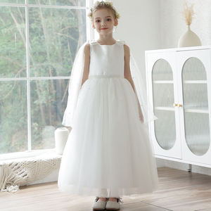 Ropa para niños Niñas jóvenes Comunión Ropa formal Blanco Largo Niños Vestidos <span class=keywords><strong>de</strong></span> noche Primera comunión Vestidos <span class=keywords><strong>de</strong></span> niña - Product Image 2