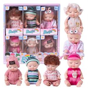 Poupée BJD de 3 pouces, simulation de sommeil, Princesse Reborn pour filles, jouet en plastique souple, compagnon de jeu pour enfants, boîte cadeau - Product Image 1