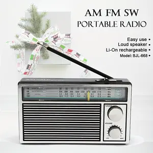 Портативная магнитола Fm-Sw, транзистор, громкоговоритель, наушники, 2024 легкое управление, радио fm am sw, перезаряжаемое радио для дома M10