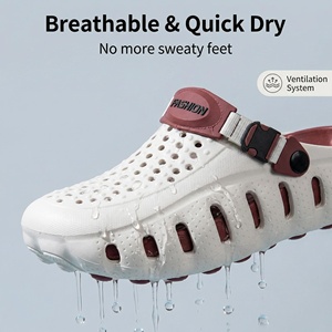 Sandali con Suola Massaggiante per Uomo, Zoccoli Estivi Unisex, Scarpe da Giardino Personalizzabili con Logo, Zoccoli Piatti in Eva per Uomo e Donna - Product Image 3