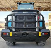 Untuk SW956E Electric Front End Loader 6.2 Ton Beban Terukur 2.7-5.5 m Bucket untuk Aplikasi Pertambangan, Pelabuhan, dan Pemindahan Tanah
