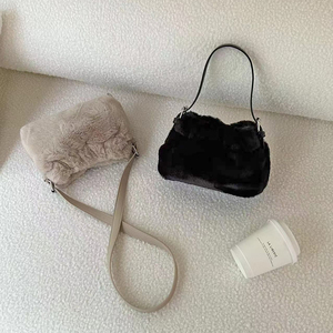 Borsa a Tracolla Personalizzata con Stampa Leopardata in Peluche, Moda Autunno Inverno per Donne, Borsa con Manico in PU, Fodera in Poliestere, <span class=keywords><strong>Outlet</strong></span> di Fabbrica - Product Image 6