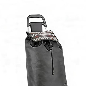 Carrito de Compras Plegable Ecológico Ligero con Diseño de Plataforma, Nuevo Estilo de Alta Calidad con 4 Ruedas - Product Image 3