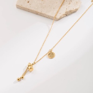 Venta al por Mayor de Joyería de Acero Inoxidable, Collares de Acero de Titanio Modernos para Mujer, Venta al por Mayor de Fábrica de Collares Baratos - Product Image 3