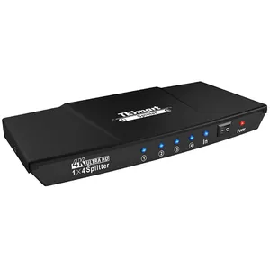 Hochwertige 1 Eingang 4 Ausgang Video Audio Splitter 1x4 HDMI Splitter 4K