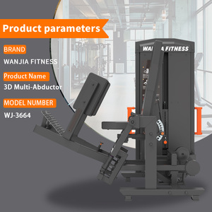 <span class=keywords><strong>Appareil</strong></span> de <span class=keywords><strong>musculation</strong></span> professionnel en acier, réglable, à charge par pignon, pour un entraînement de force efficace, <span class=keywords><strong>musculation</strong></span>, multi-abducteur 3D - Product Image 3