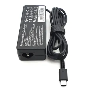 Fabricante al por mayor 65W 20V 3.25A USB AC Adaptador tipo C cargador para Lenovo Laptop