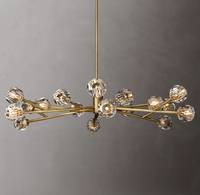 Lustre américain personnalisé nordique moderne de luxe grande Villa hall d'hôtel salon grand lustre de maison