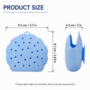 Support de douche en silicone avec <span class=keywords><strong>ventouse</strong></span> pour bombes de bain longue durée, <span class=keywords><strong>porte</strong></span>-<span class=keywords><strong>savon</strong></span> et diffuseur d'aromathérapie - Product Image 3