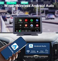 Estéreo Portátil para Coche de 7 Pulgadas con Cámara DVR PND Pantalla Multimedia Android Auto y Carplay