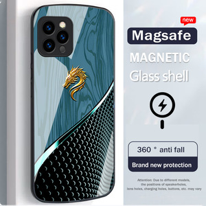 Coque de té<span class=keywords><strong>l</strong></span>éphone portable pour iPhone 17 Air, 15 Tendance Nationale, 14 Grain de Bois, Apple 13 <span class=keywords><strong>Dragon</strong></span> Soaring, 12 Modèle Magnétique Ovale à Couverture Intégrale - Product Image 6