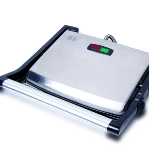 Presse à panini de haute qualité, <span class=keywords><strong>grille</strong></span>-pain pour 4 sandwichs, <span class=keywords><strong>grille</strong></span> à <span class=keywords><strong>viande</strong></span>, barbecue avec bac d'égouttement <span class=keywords><strong>amovible</strong></span> - Product Image 3