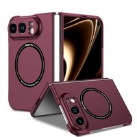 Étui magnétique pliable ultra fin mat pour iPhone 18 Duo, compatible avec la charge sans fil, coque de protection antichoc pour iPhone Ultra