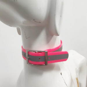 <span class=keywords><strong>Collar</strong></span> reflectante personalizable para perros, correa de nailon recubierta, anillo redondo, luces de gran tamaño con <span class=keywords><strong>TPU</strong></span> duradero, disponible en 8 colores diferentes - Product Image 6