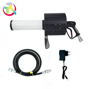 Tongxin 2024 Stage Effect Smoke CO2 Gun LED Colorful Paper Hand Shooter For Party Wedding Disco Night Club Bar Dj Equipment