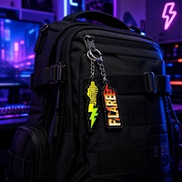 Porte-clés en métal émaillé à thème de jeu, assortiment de breloques vives, pendentif de sac, cadeau souvenir de voyage pour fans de jeux, vente chaude