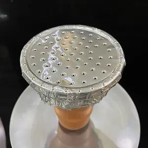 批发巨型卷铝箔镜子食品级ISO阿拉伯水烟单管铝水烟套装自由式光滑清洁
