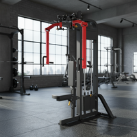 Équipement de musculation pour salle de sport commerciale, machine combinée réglable pour les deltoïdes arrière et les pectoraux