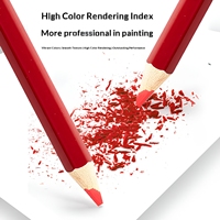 Crayons de couleur de qualité supérieure, 12 couleurs, avec boîte en métal, pour artistes, étudiants, dessin, peinture et fournitures artistiques, dessin et peinture pour enfants