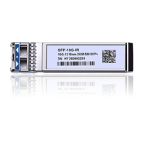 Module optique SFP+ 10G 2KM 1310nm IR, interface LC, monomode, longueur d'onde 2km, émetteurs-récepteurs à fibre optique pour réseaux Ethernet