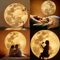 Lampe de Projection Terre Lune USB 2 en 1 360 Mini Projecteur Ciel Étoilé Rotatif Veilleuse