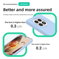 Étui de téléphone portable en silicone liquide de luxe pour OnePlus Ace 6 Pro Ace 5 Ultra, coque de téléphone à couverture intégrale pour OnePlus 13 13T