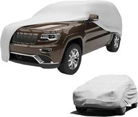 Housse de voiture en coton imperméable et anti-poussière 125 g/m² en PEVA, résistante aux rayures, doublure en coton, pour toutes les saisons