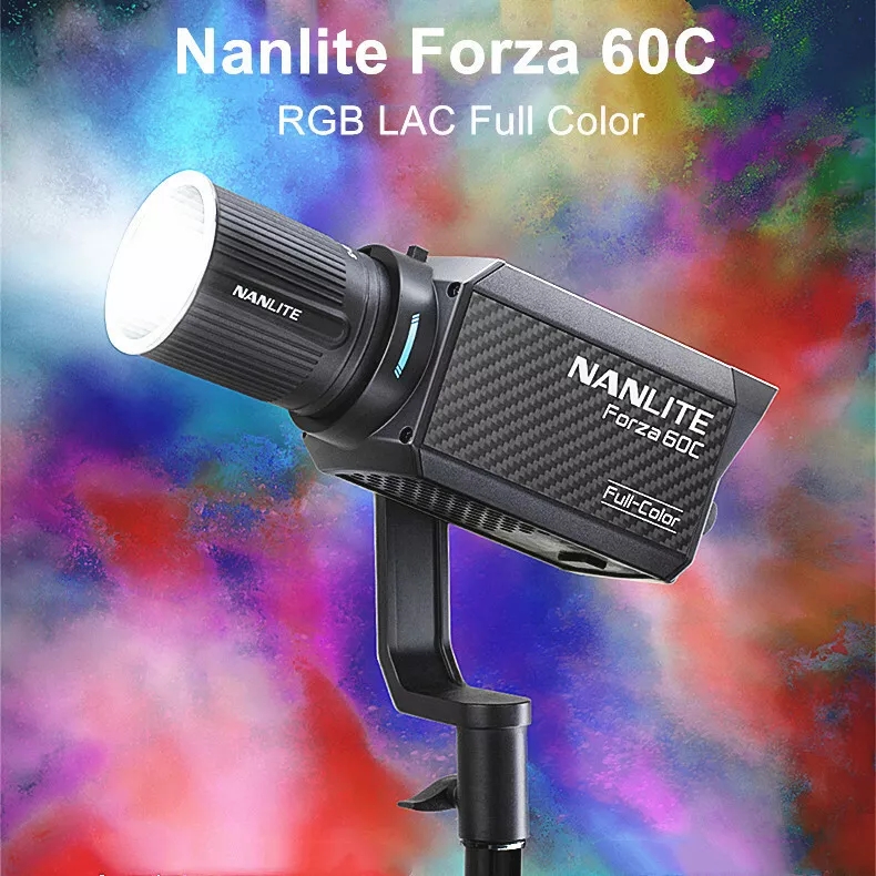 NANLITE Forza60C LEDフルカラーライト NANLITE Forza 60C 撮影用ライト RGBLAC RGBライト LEDスポット