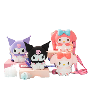 Bolso Bandolera de Silicona Pequeño, Unisex, con Cierre de Cremallera, Impermeable, con Diseño de Dibujos Animados, Superventas - Product Image 1