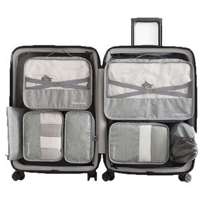 Cation du lịch Đóng gói khối 7 bộ công suất lớn hai lớp không thấm nước quần áo lưu trữ Tổ Chức Bộ - Product Image 5