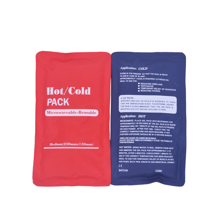 Reusable Soft Nylon Hot Cold Gel Ice Pack Microwave Freezer Safe | Sport Injury Muscle Joint Pain Relief Medical Health Care