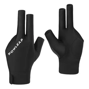 Дешевые мягкие удобные бильярдные перчатки с 3 пальцами, перчатки для снукера для мужчин и женщин, левая и правая рука
