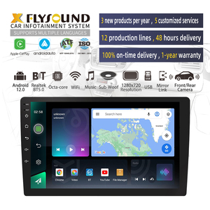 Flysonic Applicable à 15 marques européennes Services ODM Personnalisation 9 pouces 3 + 32 Go <span class=keywords><strong>Autoradio</strong></span> Navigation Android Lecteur DVD de voiture - Product Image 1