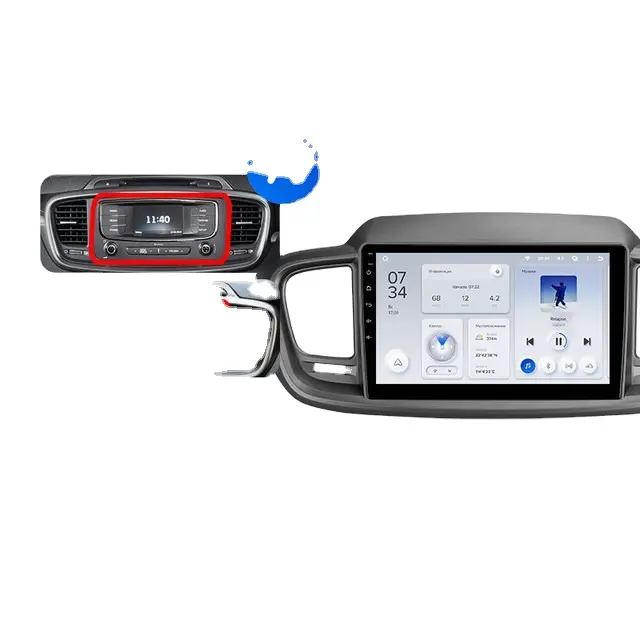 TEYES X1 Kia Sorento için 3 2014 - 2020 sağ el sürücü araba radyo multimedya Video oynatıcı navigasyon GPS Android 10 hiçbir 2din