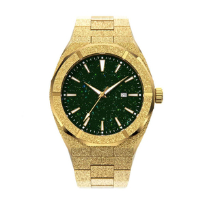 Low Moq Japan Frosted Gold Stainless Steel Men's Watches <b>Automatic</b> Mechanical Luxury Brand <b>Chronograph</b> <b>Automatic</b> Watch - Product Image 3