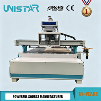 Routeur CNC multifonctionnel UNISTAR à haute rigidité avec refroidissement par air, broche ATC, pour gravure sur bois, MDF, acrylique, PVC, machine à changer d'outils