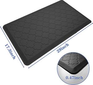 <span class=keywords><strong>Moderno</strong></span> tappetino da <span class=keywords><strong>cucina</strong></span> Runner tappeti spessi ammortizzati Anti-fatica impermeabile <span class=keywords><strong>antiscivolo</strong></span> da scrivania ergonomico Comfort elegante - Product Image 5