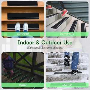 Venta directa de fábrica tira de PET luminosa antideslizante agarre de monopatín brillante cinta de seguridad fotoluminiscente que brilla en la oscuridad para escaleras - Product Image 5