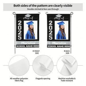 Bandera de Jardín Personalizada con Impresión Digital de Poliéster, Diseño de Abeja Abuela, Bandera de Jardín Personalizada para Festivales - Product Image 2