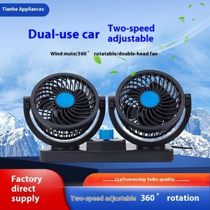 Ventilatore <span class=keywords><strong>Auto</strong></span> Universale 12V/24V Doppio Uso Estivo USB per Casa e Camion, Ventilatore a Doppia Testa per <span class=keywords><strong>Auto</strong></span>, Accessori <span class=keywords><strong>Auto</strong></span>, Ventilatore con Presa ABS e Luce 15W 4 Pollici - Product Image 5