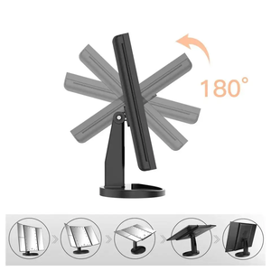 Vergrößerungs-Dreifach-Schmink spiegel Smart Touch Control Beleuchteter Stehpult LED-Lichts piegel Kosmetik spiegel - Product Image 4
