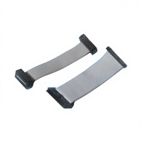 Conectores LL1050-2A de 1.27 mm con Cable Plano Gris COCOR con Conector IDC