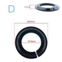 Adaptateur de Conversion pour fourche vtt, accessoires de vélo, de Base, anneau de Compression, espaceur inférieur, pièces de bicyclette